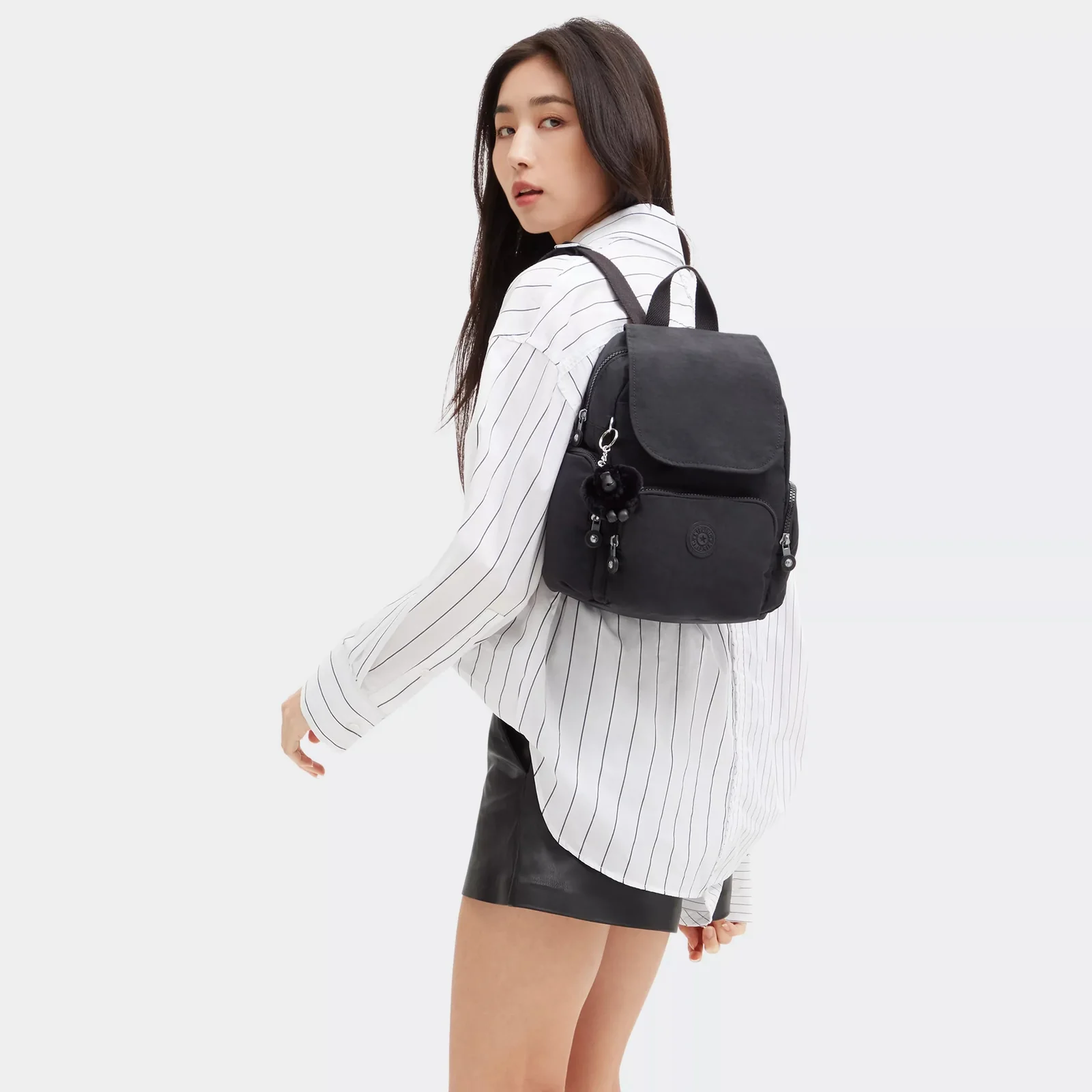 Kipling Kipling city zip mini rugtasje black noir
