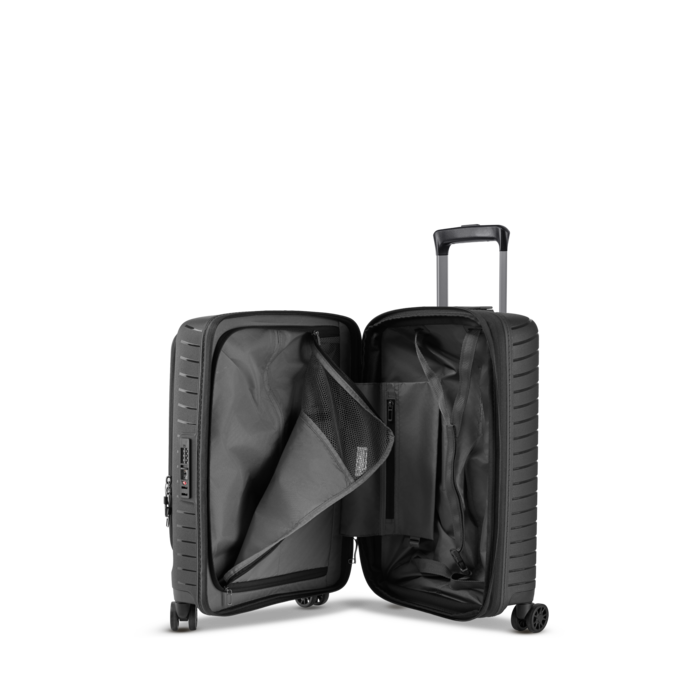 Stratic Stratic Novium ML 40-45L handbagage 4wiel-Trolley S zwart