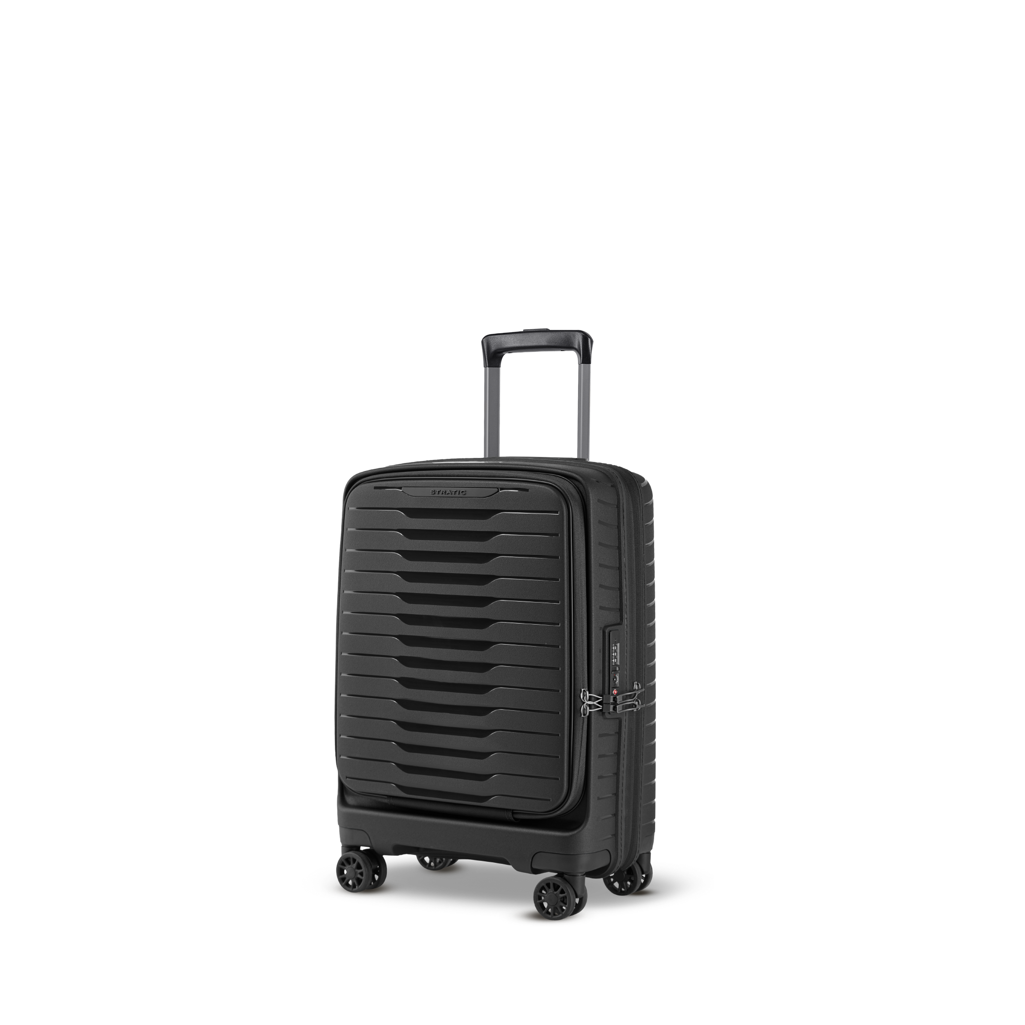 Stratic Stratic Novium ML 40-45L handbagage 4wiel-Trolley S zwart