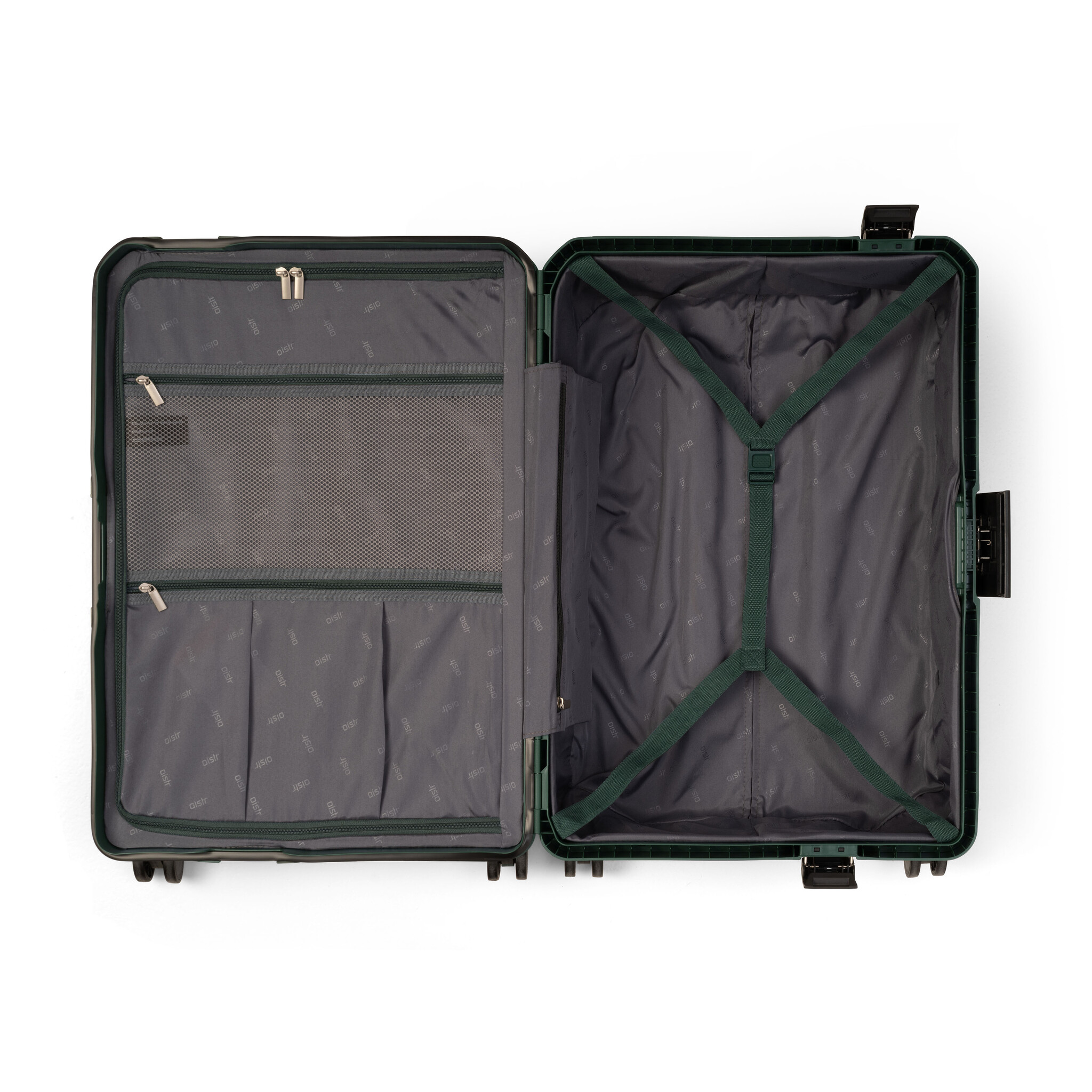 Oistr Oistr Oslo 66cm-80l 4-wiel koffer groen