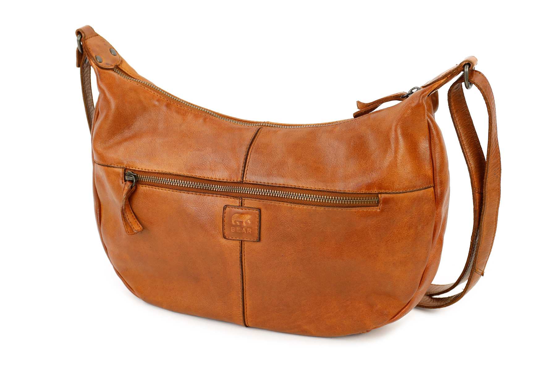 Bear Design Bear Design Betty leren buideltas cognac