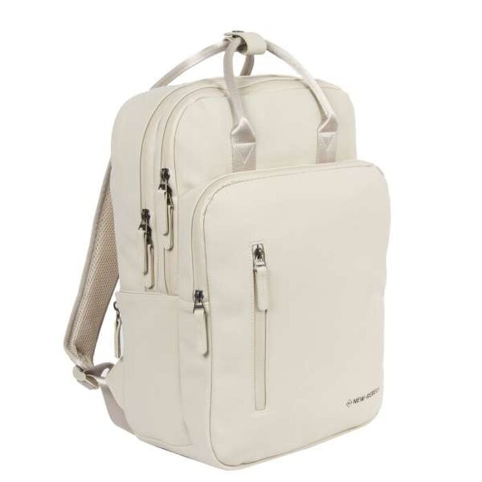 New Rebels New Rebels William Milwaukee handel 15.6" laptop rugtas beige