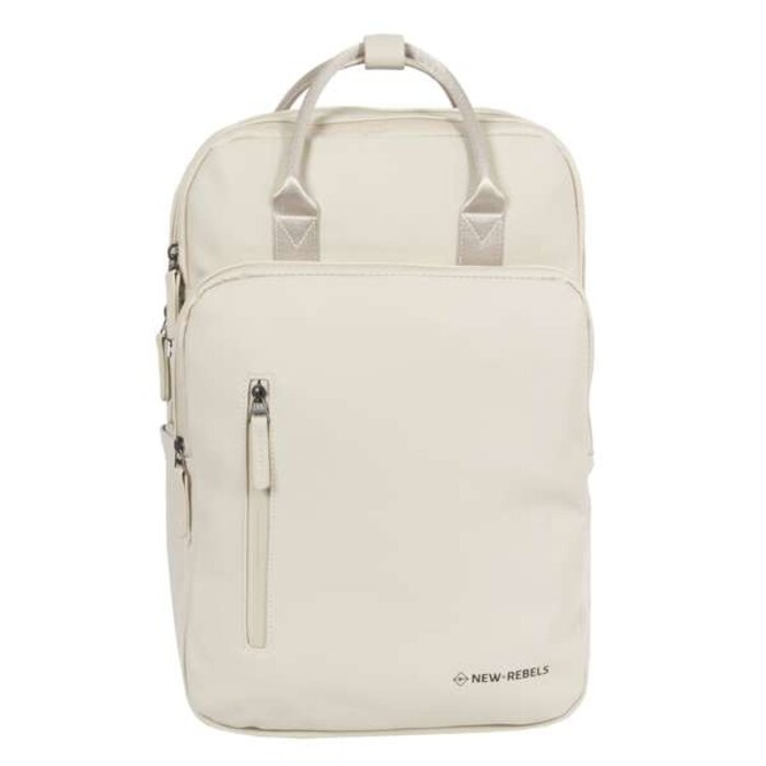 New Rebels New Rebels William Milwaukee handel 15.6" laptop rugtas beige