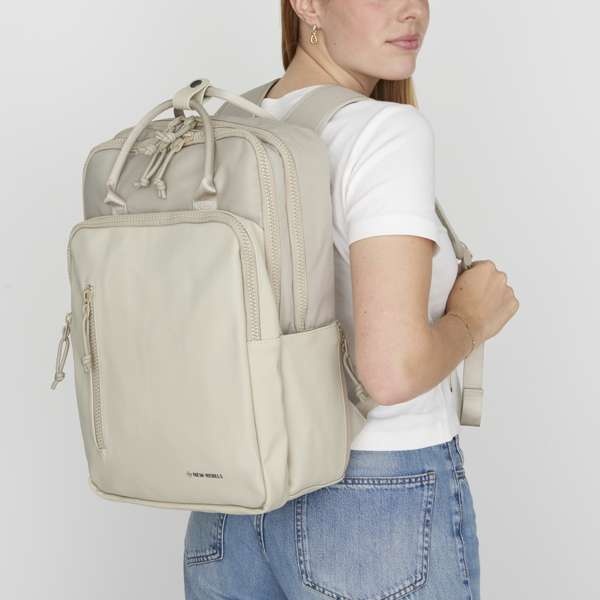 New Rebels New Rebels William Milwaukee handel 15.6" laptop rugtas beige
