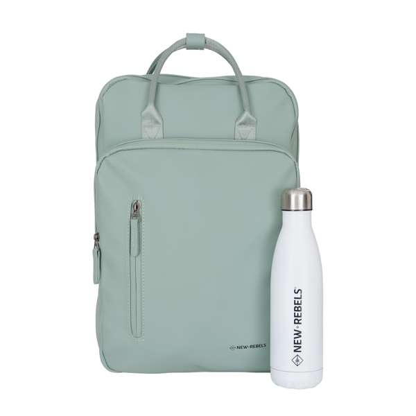New Rebels New Rebels William Milwaukee 15.6" handel backpack salie green