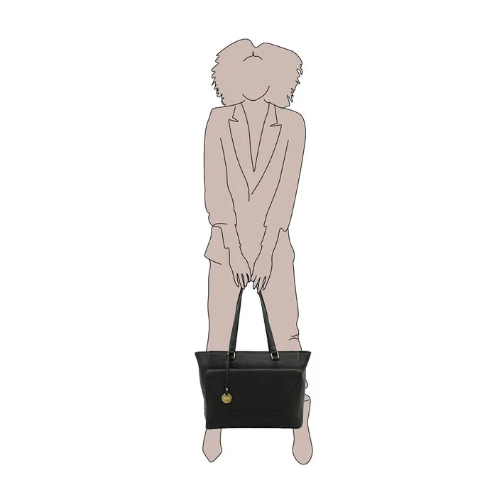 Mosz Mosz Denise workbag 15.6 inch laptop-shopper black