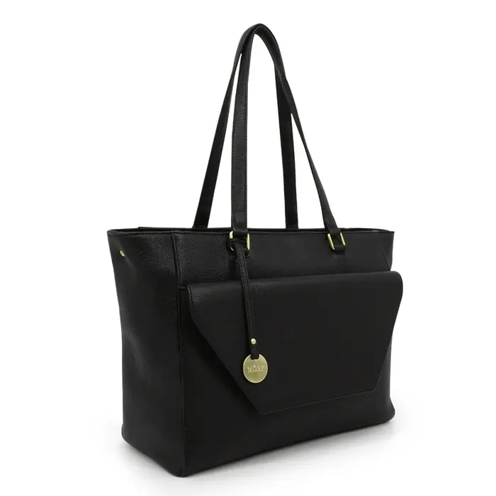 Mosz Mosz Denise workbag 15.6 inch laptop-shopper black