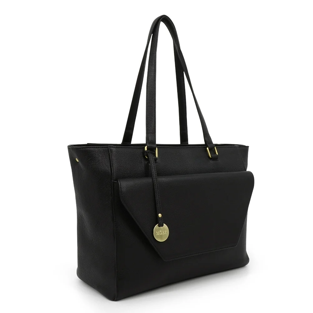 Mosz Mosz Denise workbag 15.6 inch laptop-shopper black