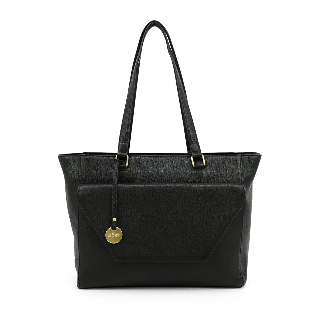 Mosz Mosz Denise workbag 15.6 inch laptop-shopper black
