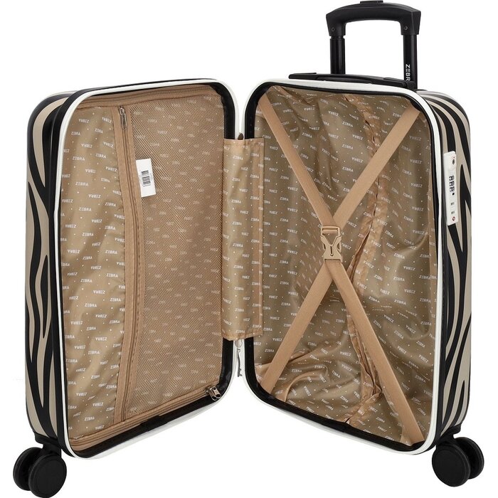 Zebra Trends Zebra Trends 57cm reiskoffer Zebra print
