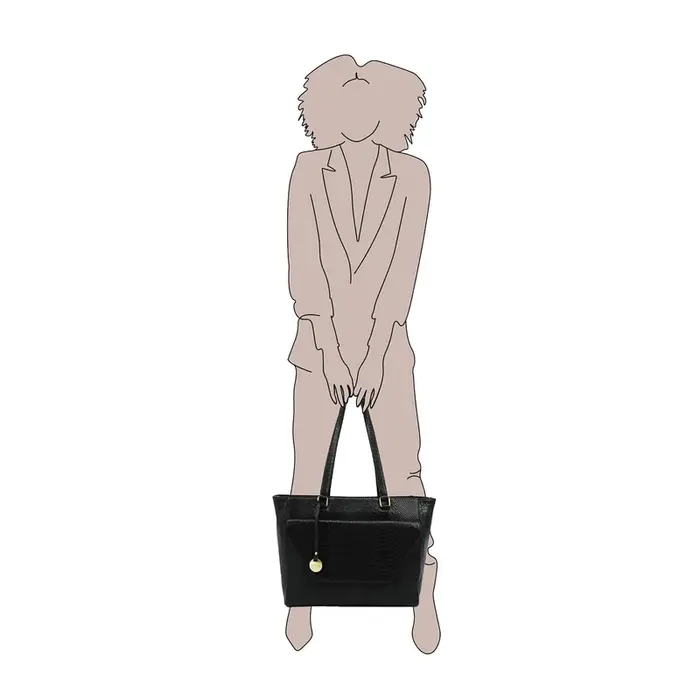 Mosz Mosz Denise workbag 15.6 inch laptop-shopper anaconda zwart