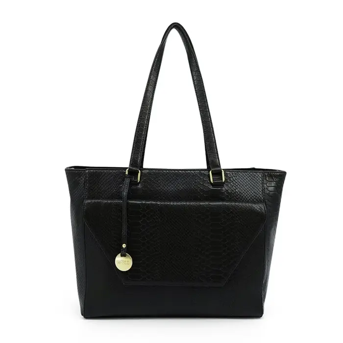 Mosz Mosz Denise workbag 15.6 inch laptop-shopper anaconda zwart