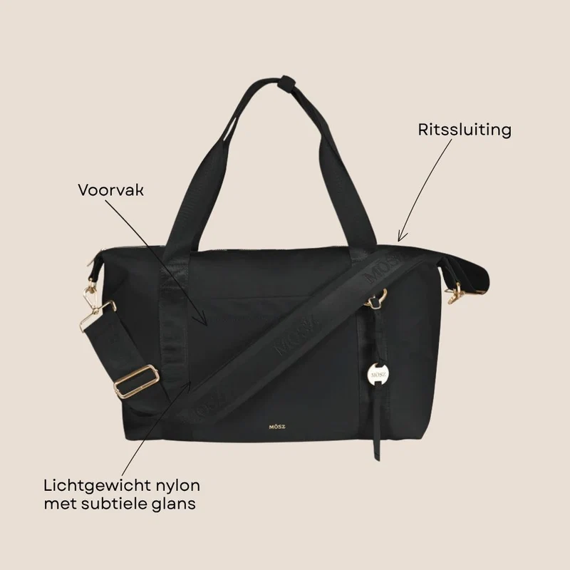 Mosz Mosz Sandy M underseater-reistas 40x30x20cm black