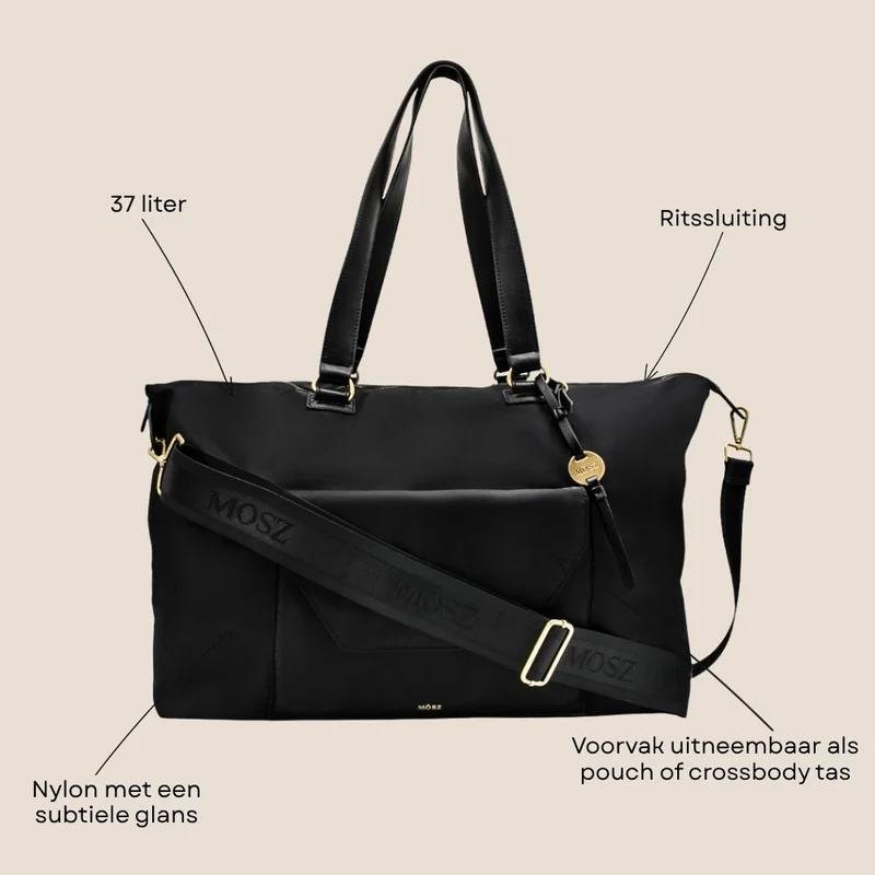 Mosz Mosz Sandy 37L reistas black uni