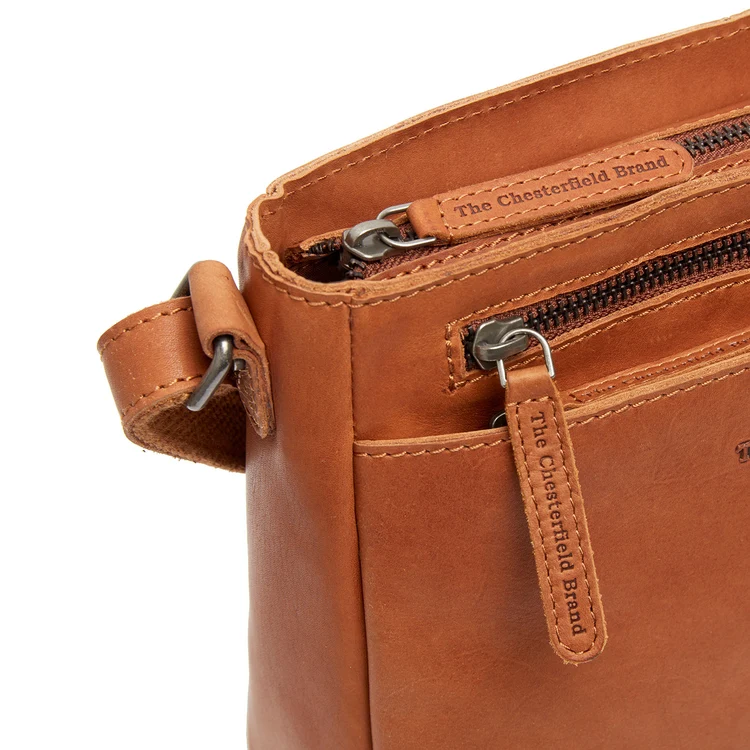 Chesterfield The Chesterfield Brand Mumbai schoudertas cognac