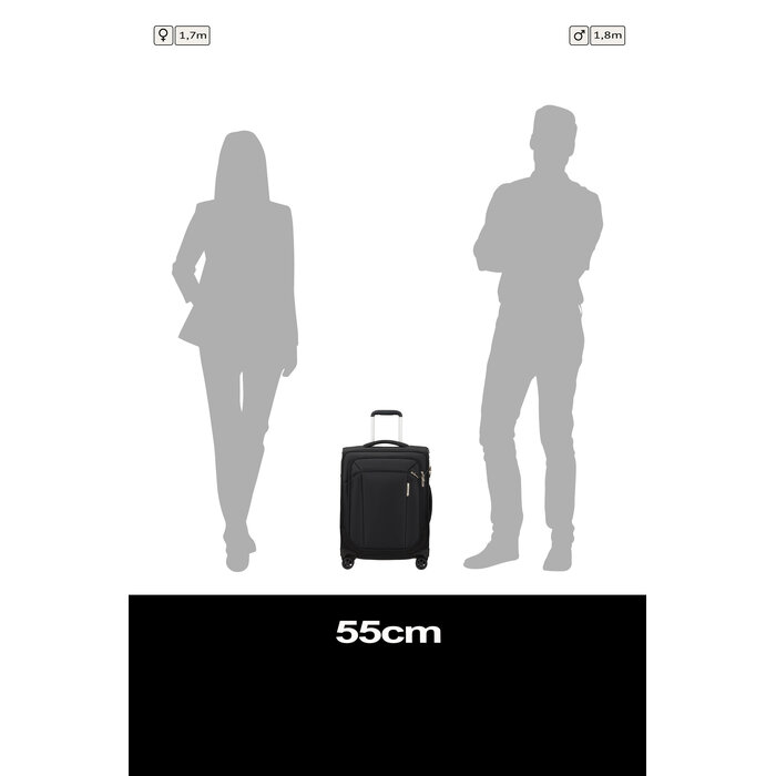 Samsonite Samsonite Respark spinner 55x40x20cm Strict ozone black