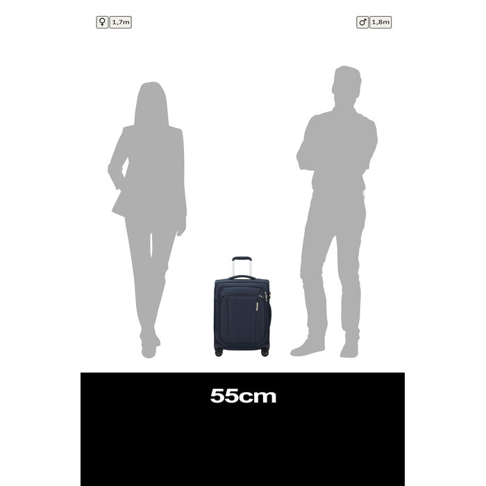 Samsonite Samsonite Respark spinner 55x40x20cm Strict midnight blue