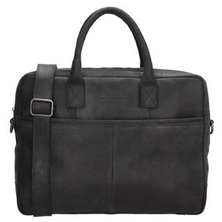 Hide&Stiches Hide & Stitches Wolga Laptoptas 15 inch licht zwart