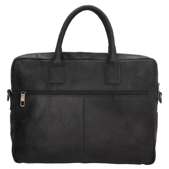 Hide&Stiches Hide & Stitches Wolga Laptoptas 15 inch licht zwart