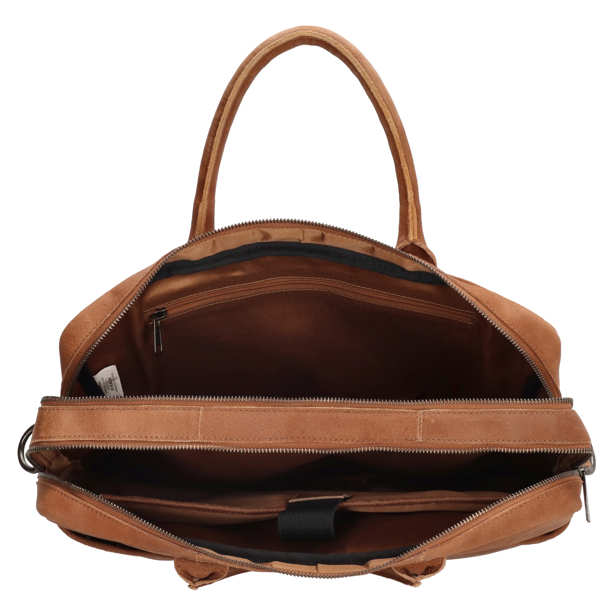 Hide&Stiches Hide & Stitches Wolga Laptoptas 15 inch licht bruin