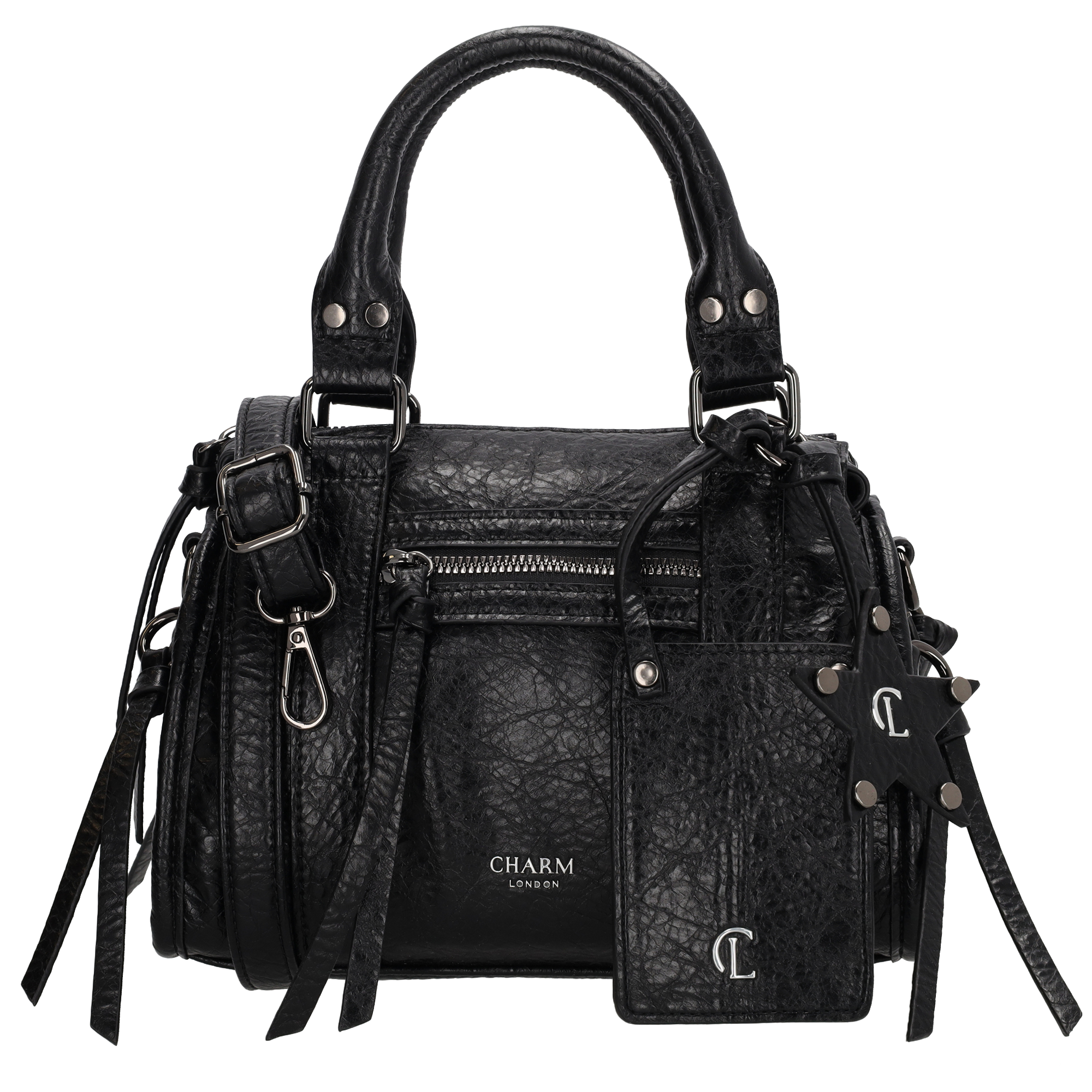Charm London Charm London Berlin Handtas zwart