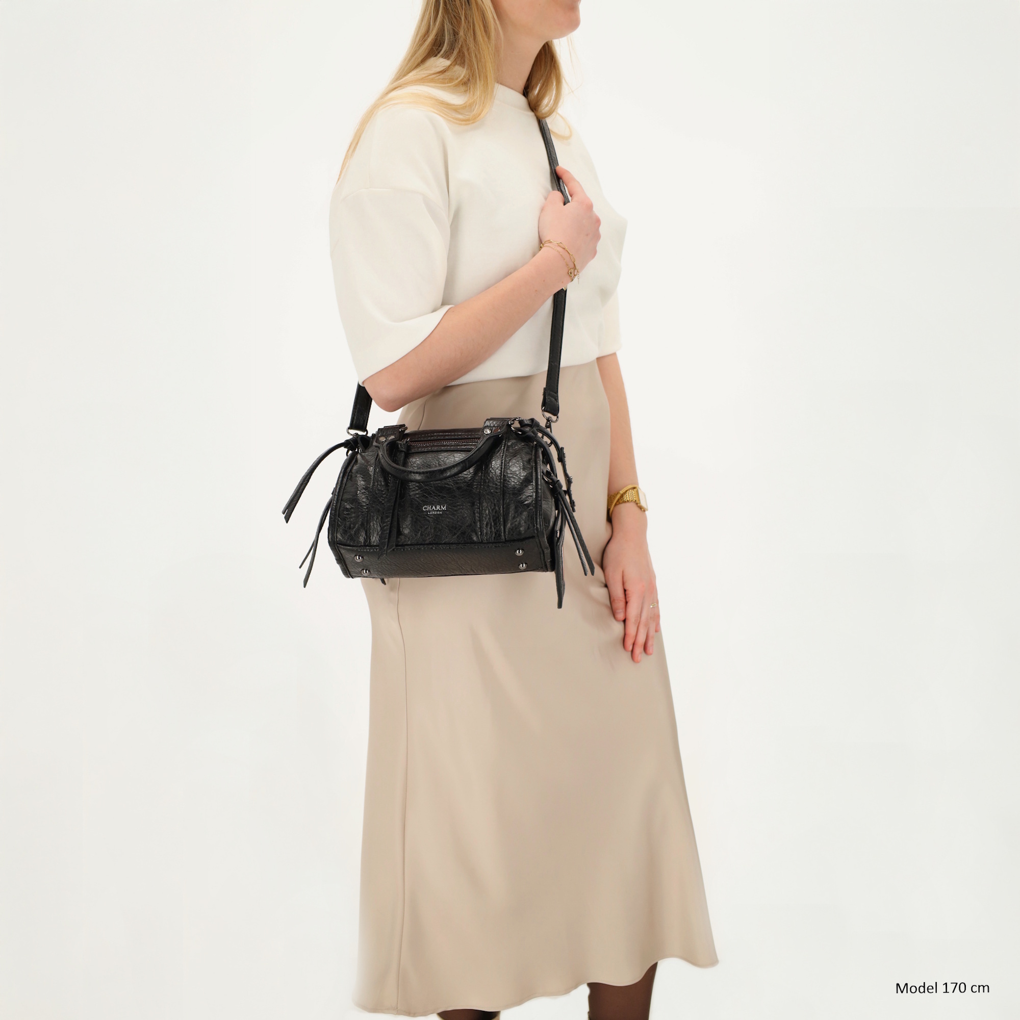 Charm London Charm London Berlin Handtas zwart