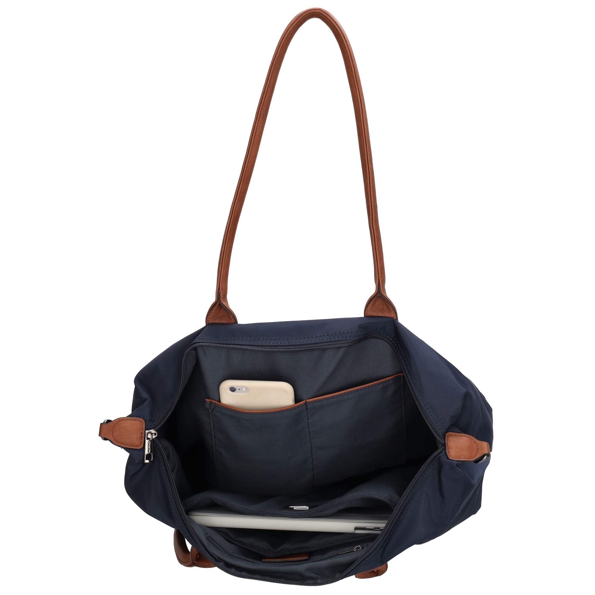 Charm London Charm london Buckingham laptoptas 15,6 inch navy
