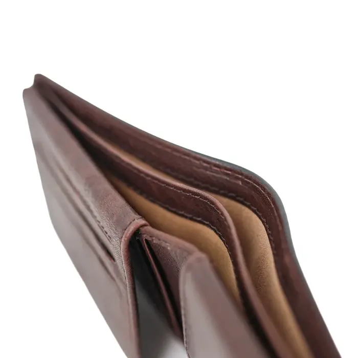Bear Design Bear Design Alfredo 7 pasjes RFID lage billfold bruin