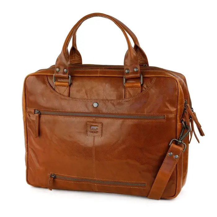 Bear Design Bear Design Leandro 15.6" laptoptas cognac