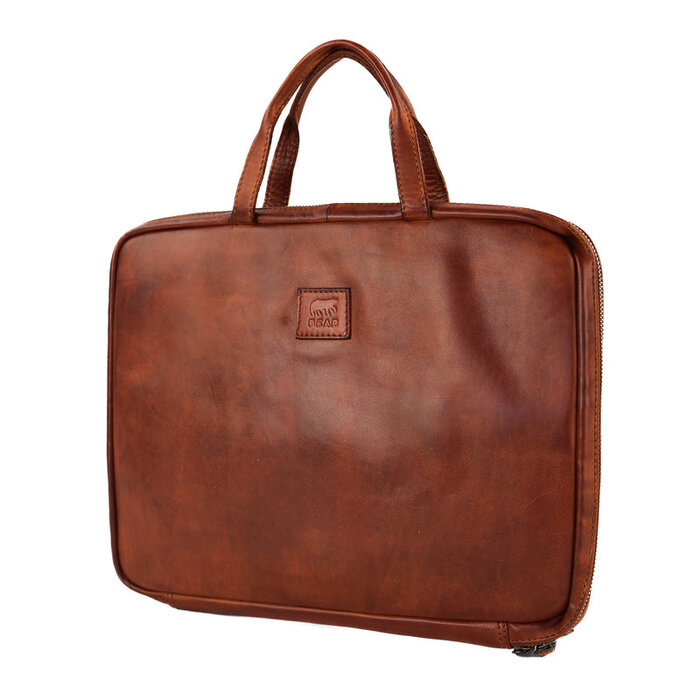 Bear Design Bear Design Cleo 13" laptop-documenten map cognac