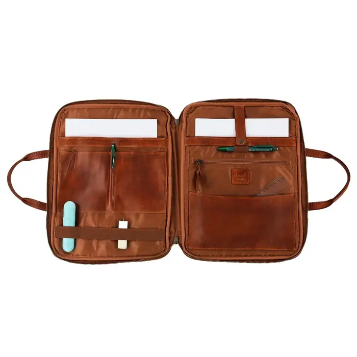 Bear Design Bear Design Cleo 13" laptop-documenten map cognac