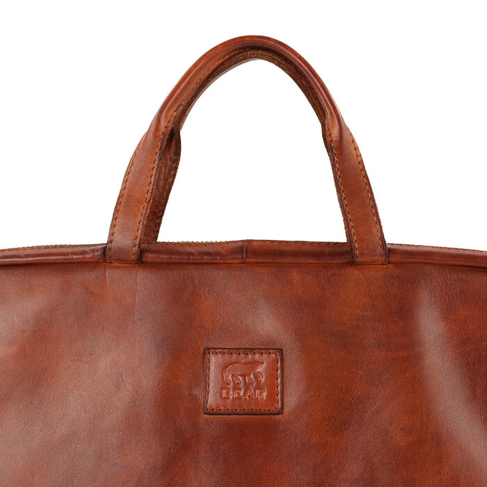 Bear Design Bear Design Cleo 13" laptop-documenten map cognac