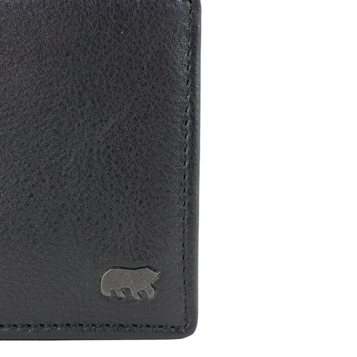 Bear Design Bear Design Stefano 7cc lage billfold zwart