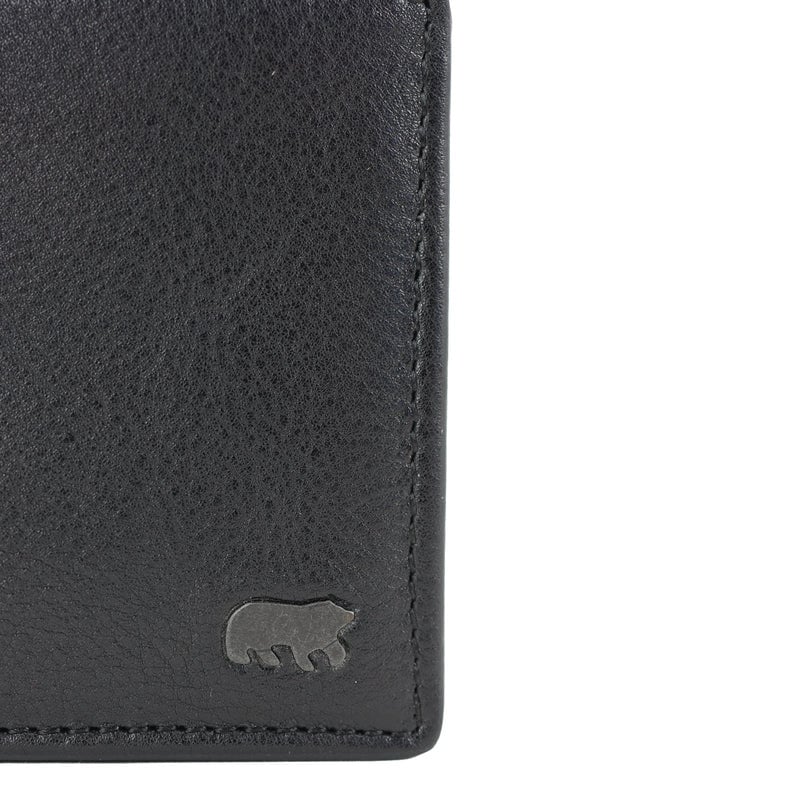 Bear Design Bear Design Stefano 7cc lage billfold zwart