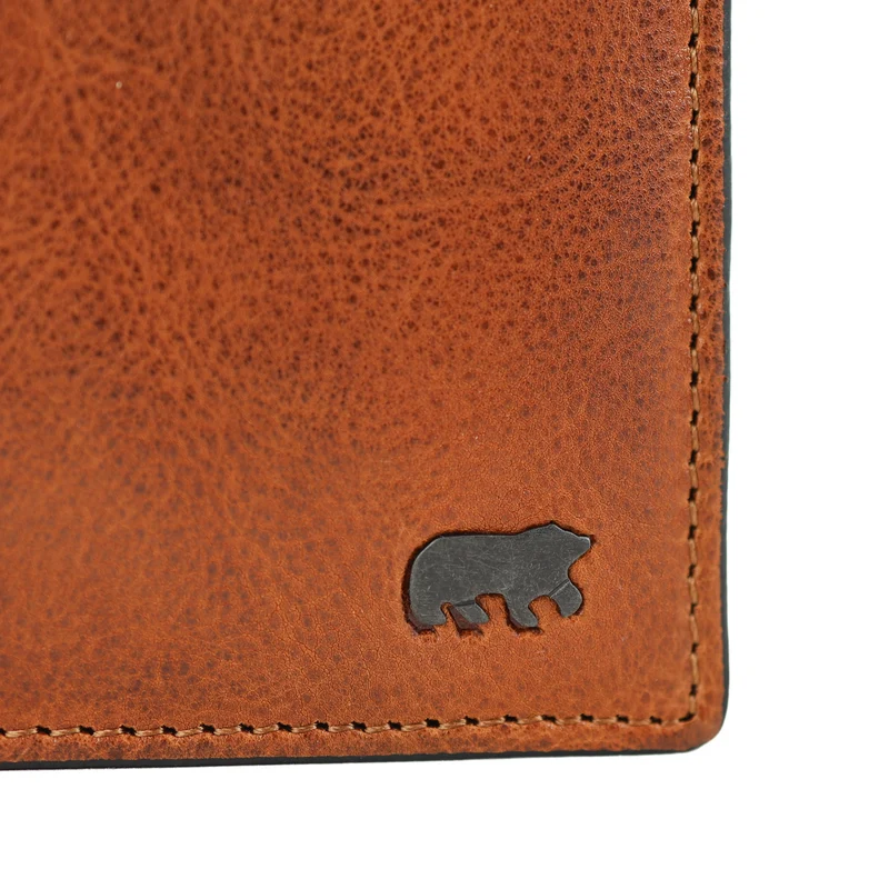 Bear Design Bear Design Stefano 7cc lage billfold cognac