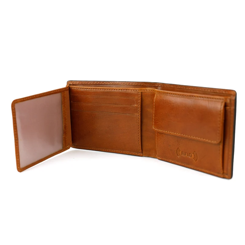 Bear Design Bear Design Stefano 7cc lage billfold cognac