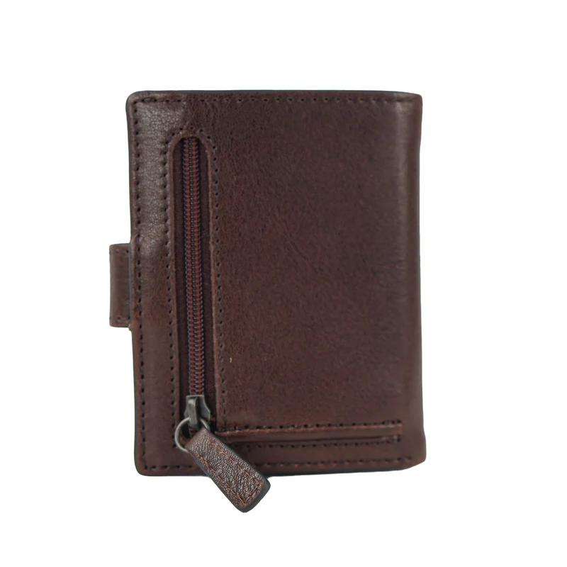 Bear Design Bear Design Pietro 10cc portemonnee met cardprotector bruin