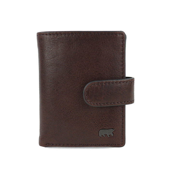 Bear Design Bear Design Pietro 10cc portemonnee met cardprotector bruin