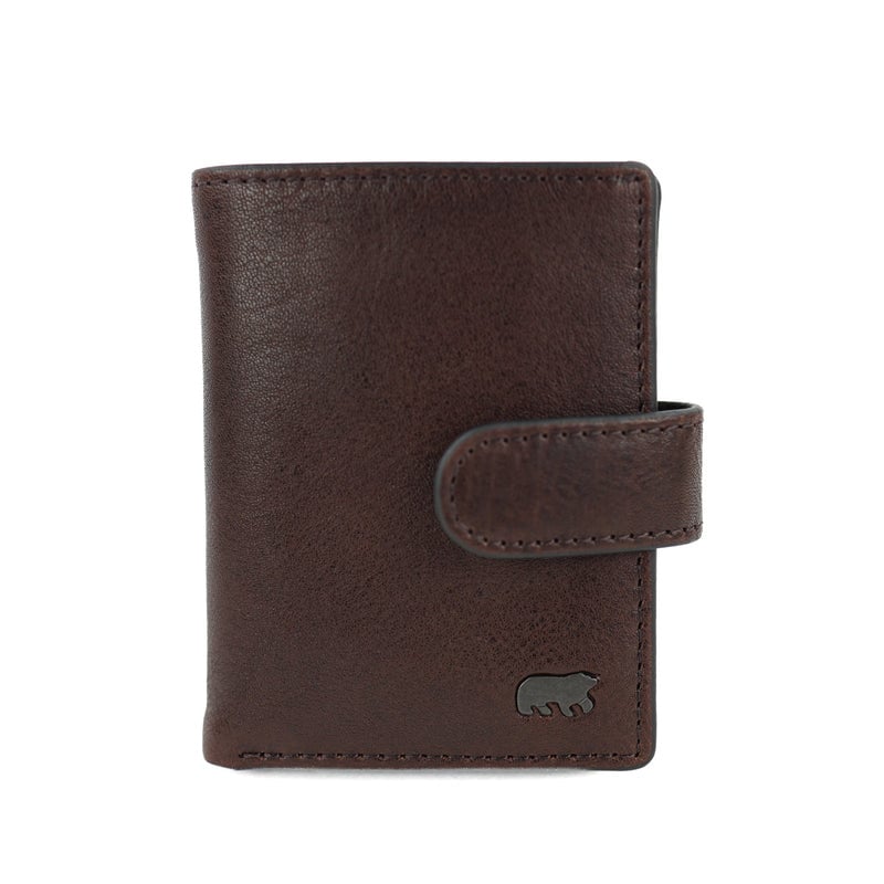 Bear Design Bear Design Pietro 10cc portemonnee met cardprotector bruin
