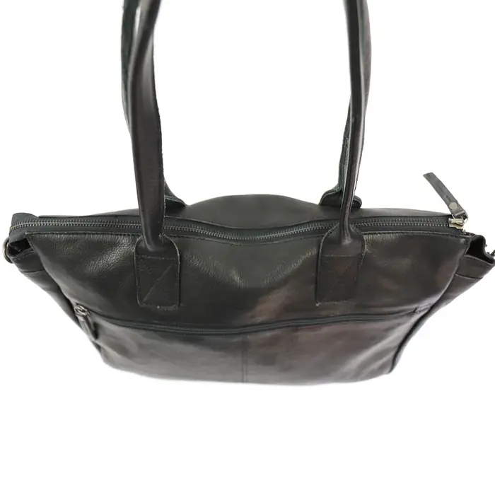 Bear Design Bear Design Binni 15.6" laptop shopper-schoudertas zwart