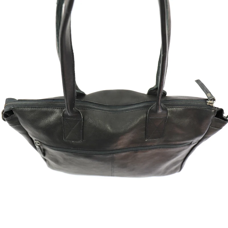Bear Design Bear Design Binni 15.6" laptop shopper-schoudertas zwart