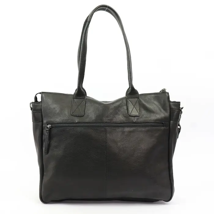 Bear Design Bear Design Binni 15.6" laptop shopper-schoudertas zwart