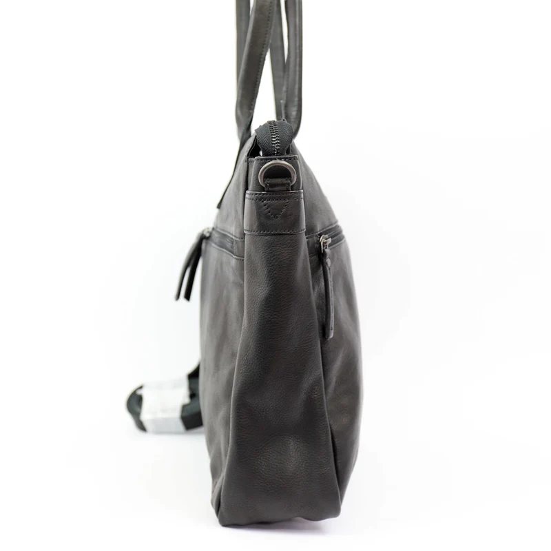 Bear Design Bear Design Binni 15.6" laptop shopper-schoudertas zwart