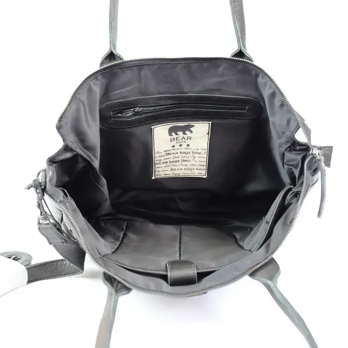 Bear Design Bear Design Binni 15.6" laptop shopper-schoudertas zwart
