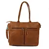 Bear Design Binni 15.6" laptop shopper-schoudertas cognac