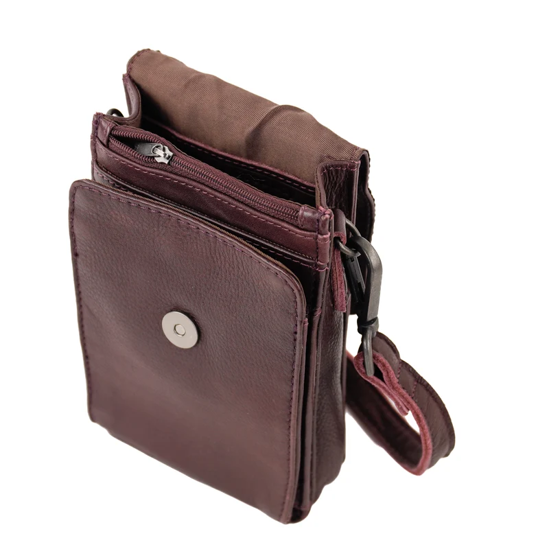 Bear Design Bear Design Robbie 2.0 telefoon-schoudertasje bordeaux