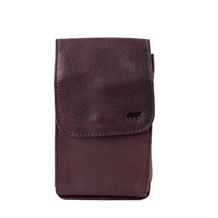 Bear Design Bear Design Robbie 2.0 telefoon-schoudertasje bordeaux