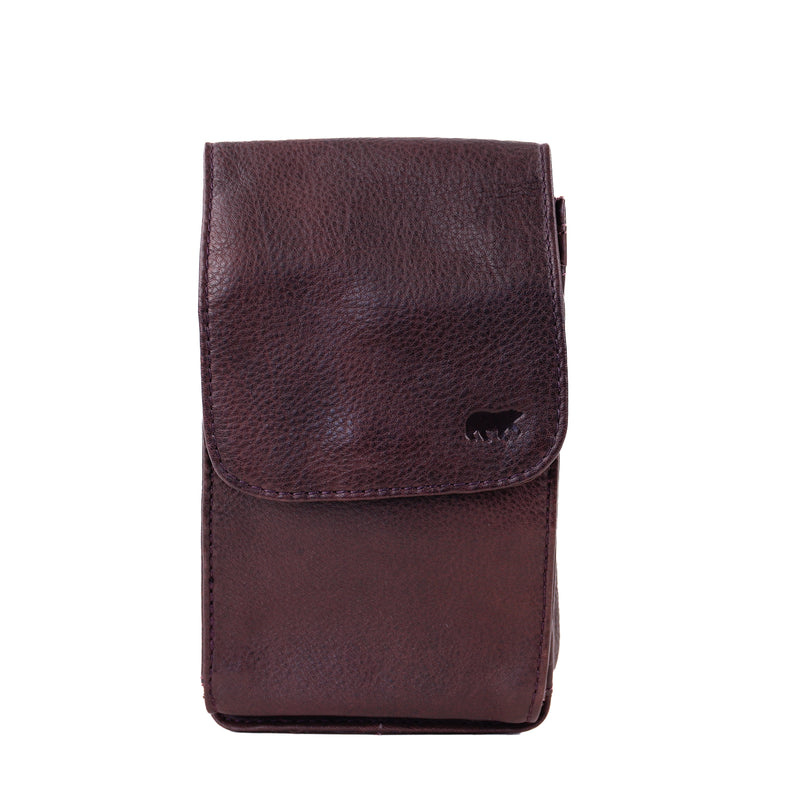 Bear Design Bear Design Robbie 2.0 telefoon-schoudertasje bordeaux