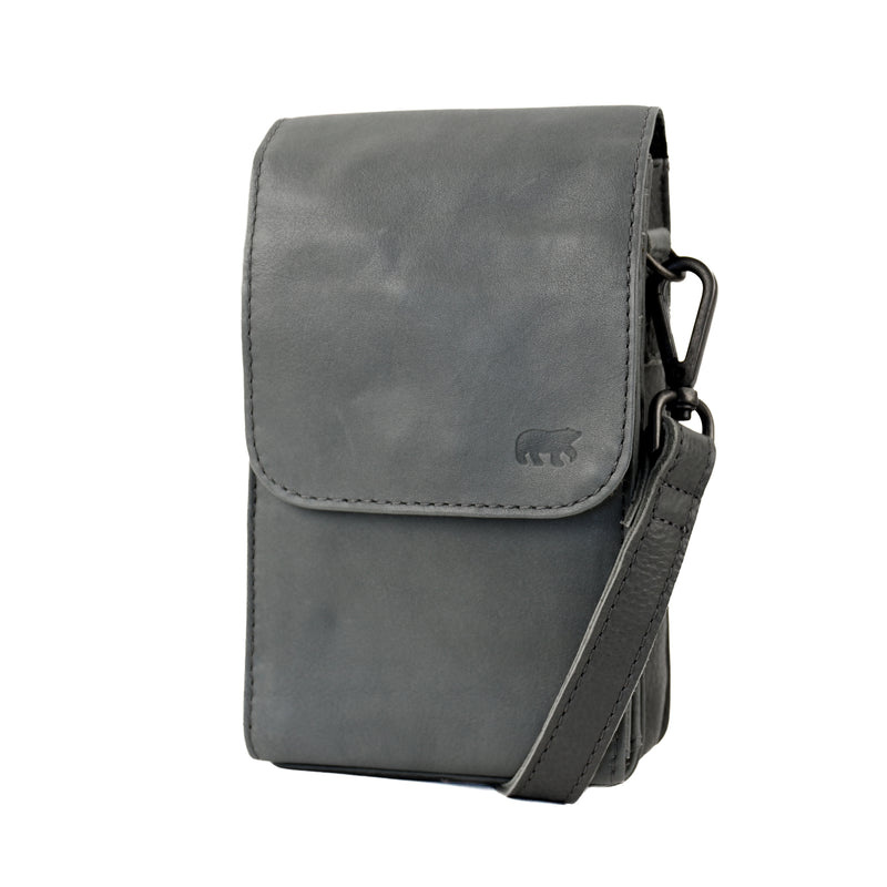 Bear Design Bear Design Robbie 2.0 telefoon-schoudertasje charcoal