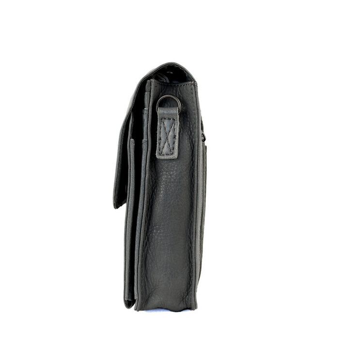 Bear Design Bear Design Robbie 2.0 telefoon-schoudertasje charcoal